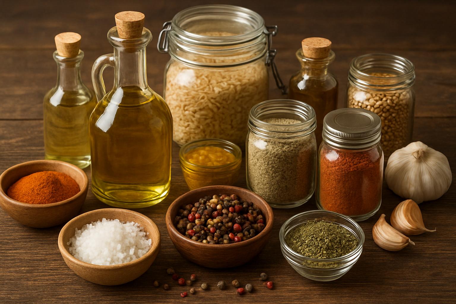 Produkty spożywcze, które warto mieć w domu. Przyprawy, oleje i dodatki: smak jako napęd kuchni Produkty spożywcze, które warto mieć w domu. Przyprawy, oleje i dodatki: smak jako napęd kuchni