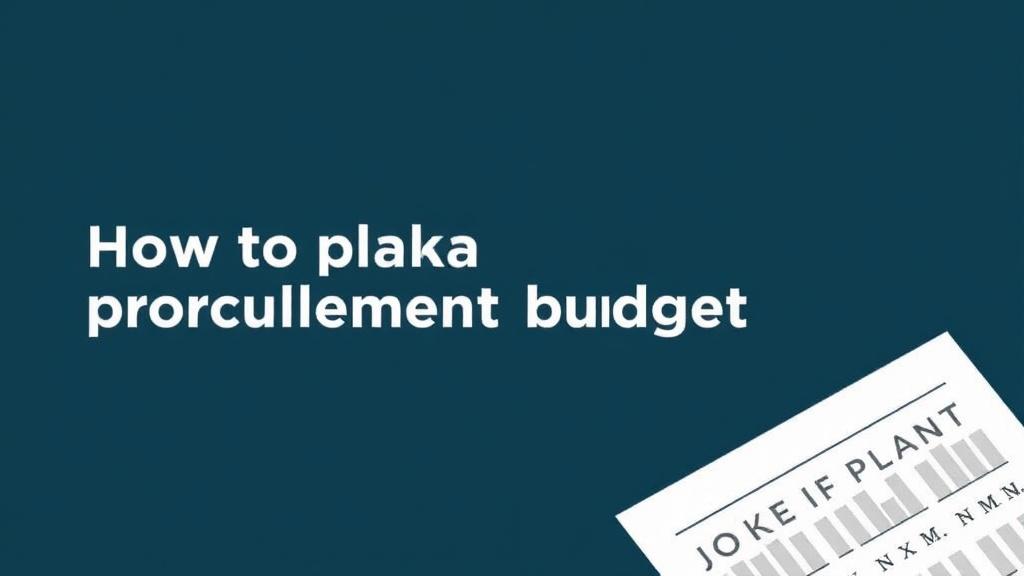 Jak planować budżet zakupowy?. Podstawowe zasady skutecznego planowania Jak planować budżet zakupowy?. Podstawowe zasady skutecznego planowania